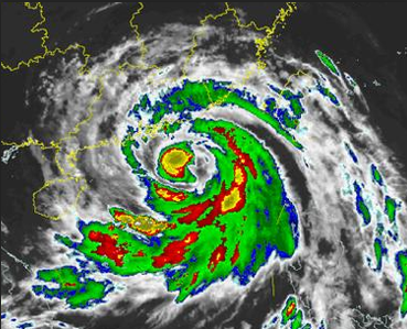 Mangkurt Typhoon Landed  the Southeast Area of China