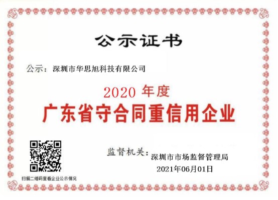 CARKU has been honored as a contract-abiding and credit-worthy enterprise in Guangdong Province for many consecutive years