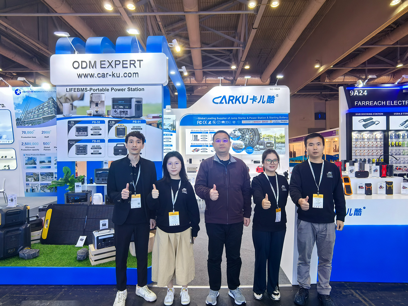 CARKU Shines at Global Sources Electronics Expo in Hong Kong with Innovative Jump Starter and Energy Storage Solutions