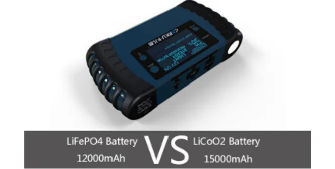What is Difference Between LiFePO4 and Lithium Batteries for Car Jump Starter?