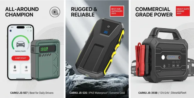 A Complete Guide to Choosing the Three Best Car Jump Starter of 2025(Updated 2026)