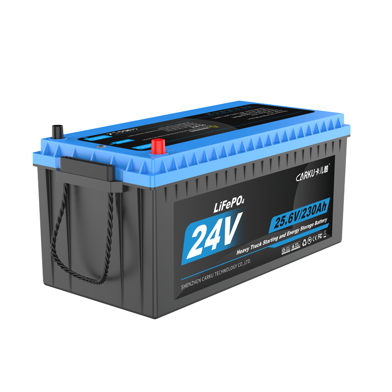 CARKU 24V Lithium Iron Phosphate Battery for Heavy-Duty Trucks