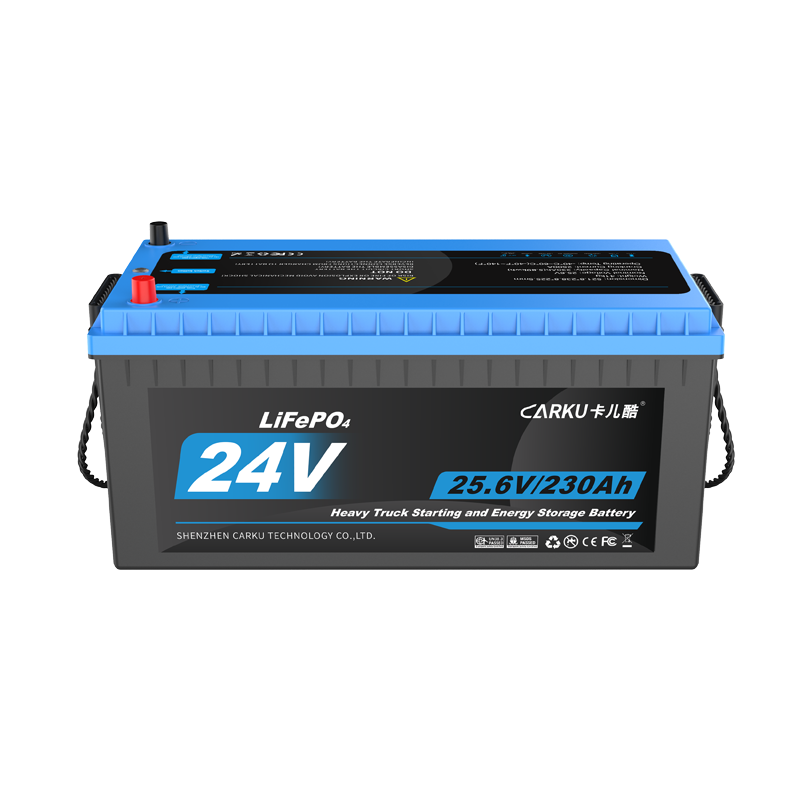 CARKU 24V Lithium Iron Phosphate Battery for Heavy-Duty Trucks