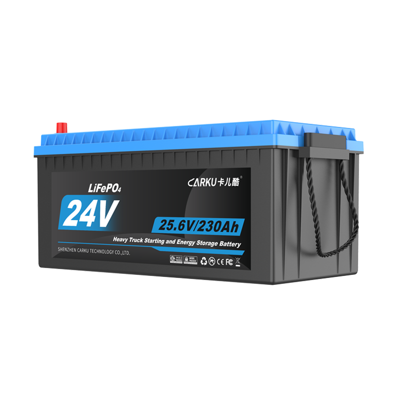 CARKU 24V Lithium Iron Phosphate Battery for Heavy-Duty Trucks