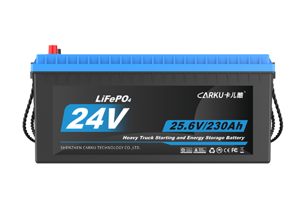 CARKU 24V Lithium Iron Phosphate Battery for Heavy-Duty Trucks
