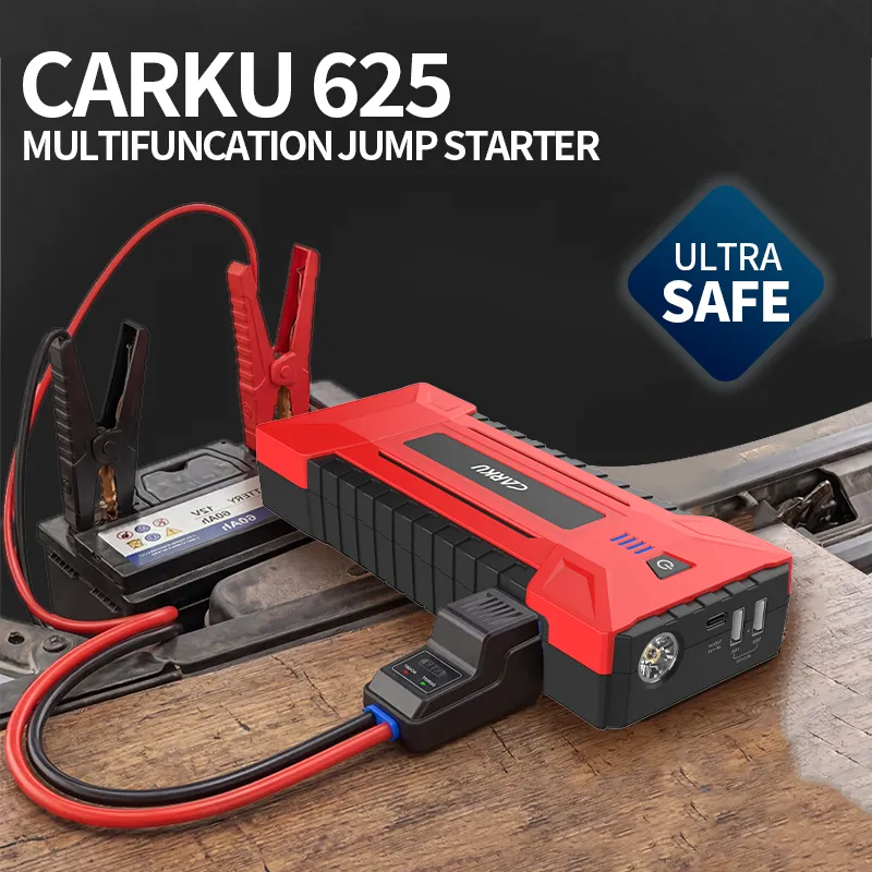 CARKU 1500A Sodium ion jump starter for Car and Motorcycle