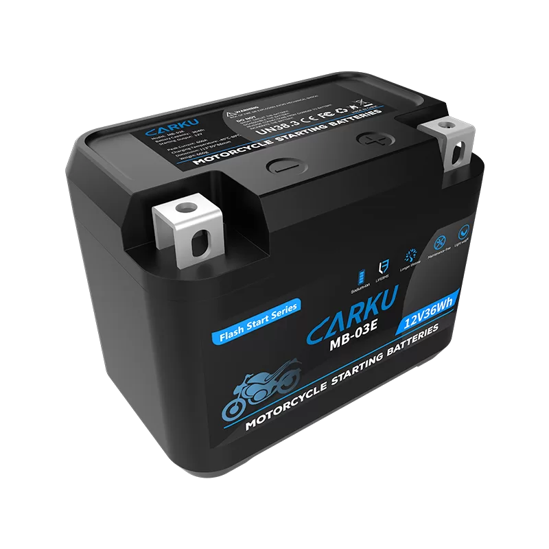 CARKU 12V Starting Battery for Motorcycles