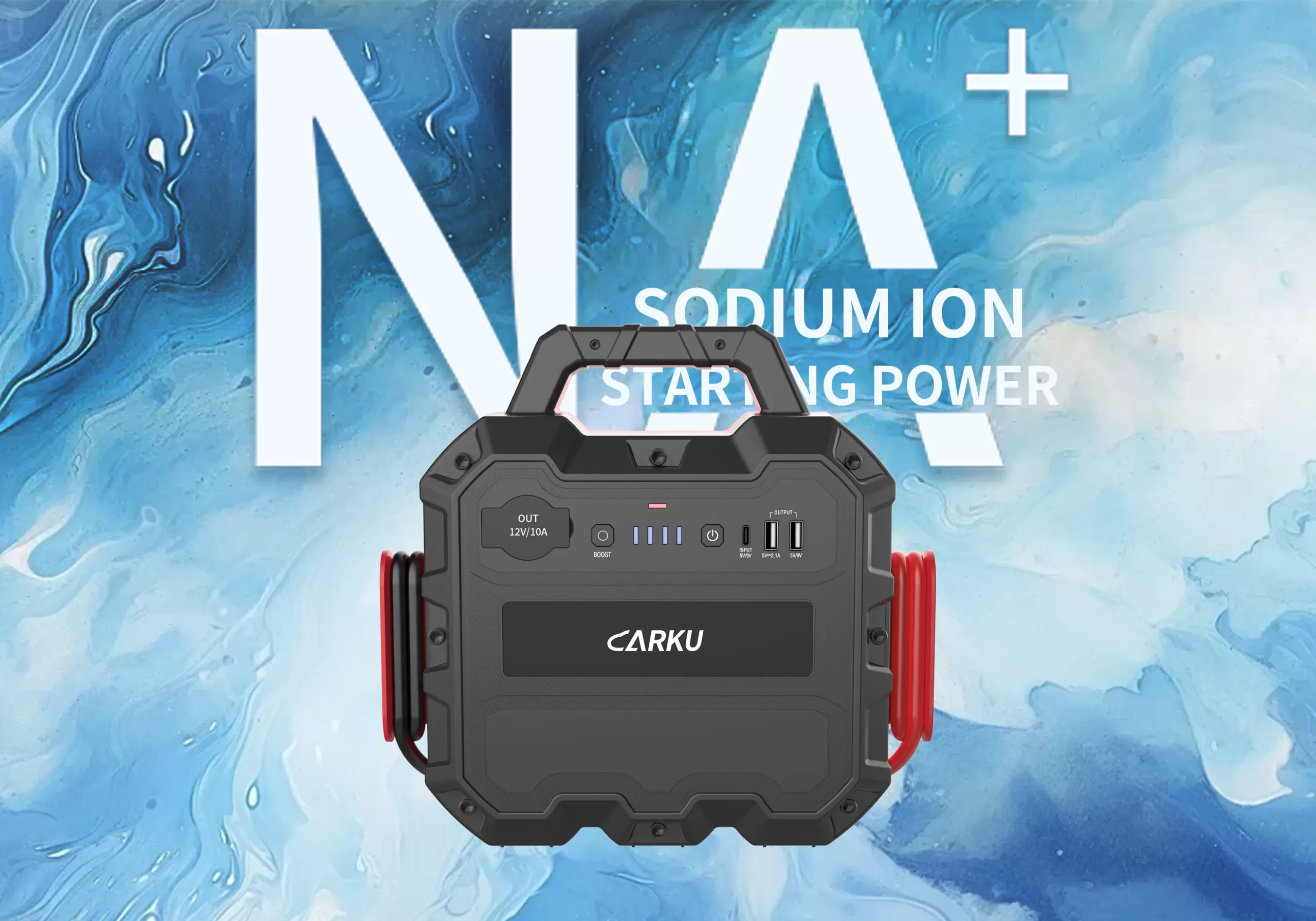 CARKU 3000A Sodium-ion Jump Starter for Car&Powersport