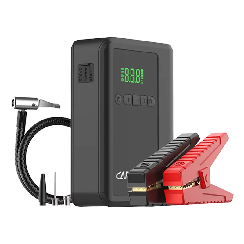 JS-557-car-battery-jump-starter-air-compressor-150psi-front-view-detail
