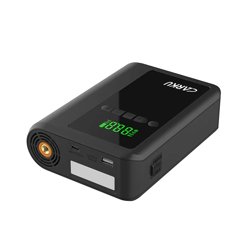 JS-557-car-battery-jump-starter-air-compressor-150psi-top-view-detail