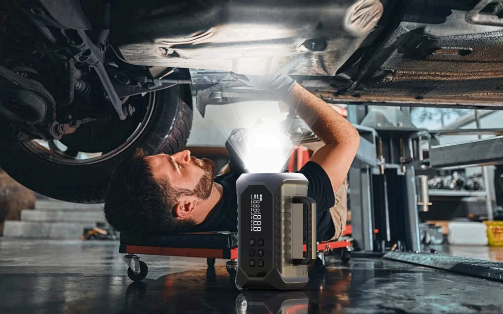 JS558-Jump-starter-car-starting