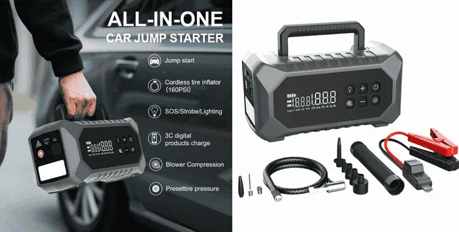 Jump Starter-With-Air-Compressor-js-558