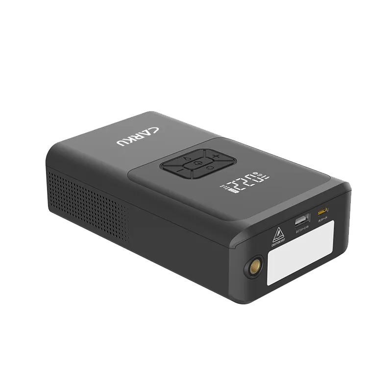 JS-383-car-battery-jump-starter-with-air-compressor-150-psi-top-view-detail