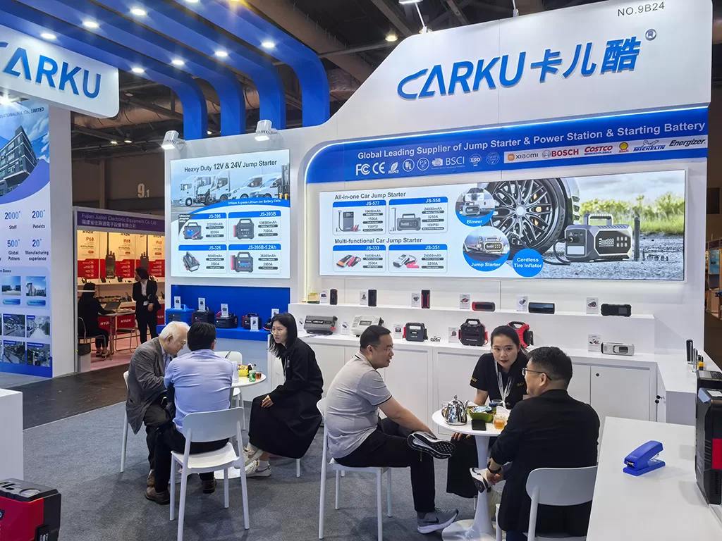 CARKU Shines at Global Sources Electronics Expo in Hong Kong with Innovative Jump Starter and Energy Storage Solutions