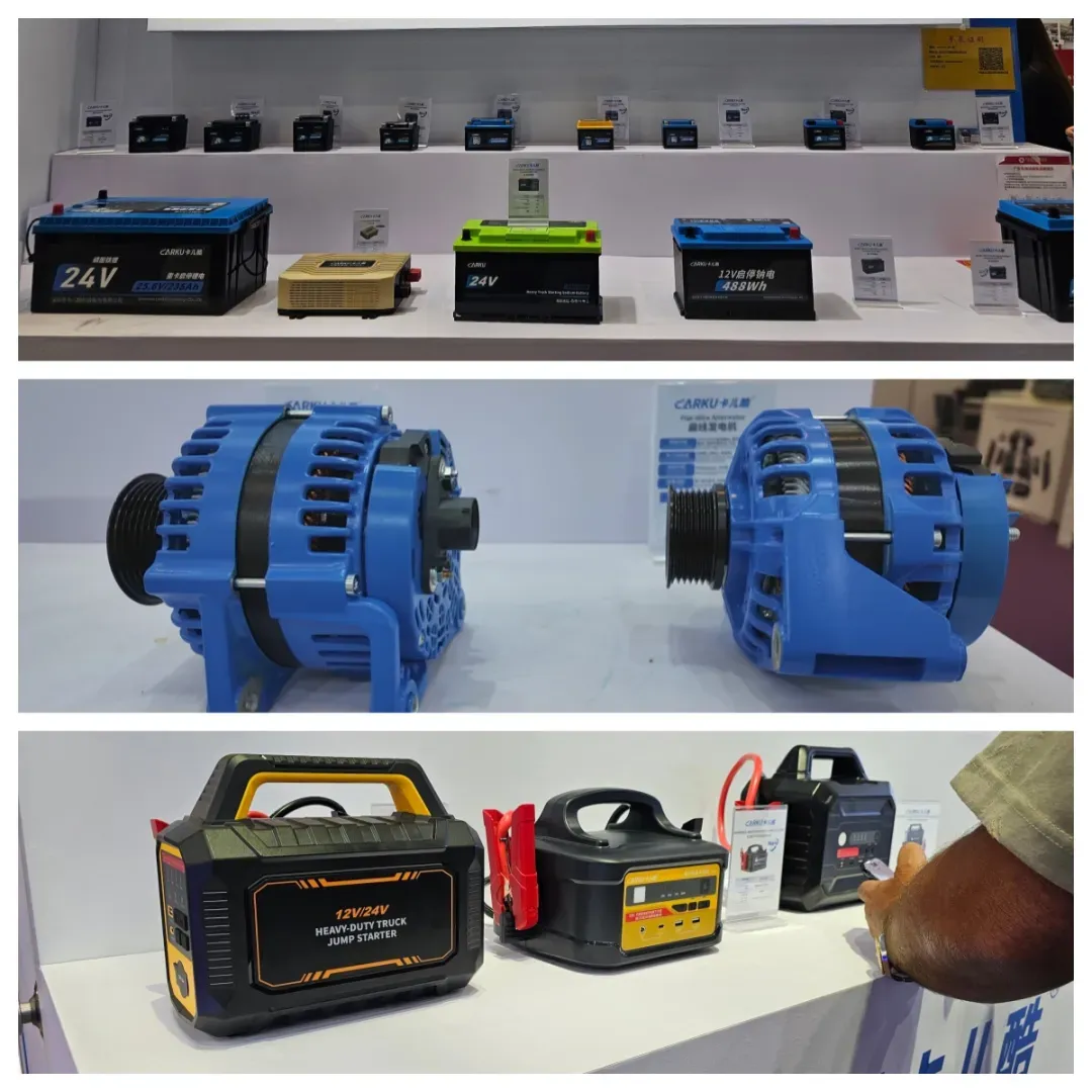 CARKU demonstrated a seamless integration between its new starting batteries and self-developed parking air conditioning systems, providing a complete solution for both driving and stationary vehicle power.